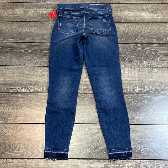 NEW SPANX Distressed Skinny Jeans Medium Wash Women’s Size Small - Picture 5 of 7